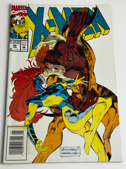1993 - X-Men, Vol. 1 #28 Var. B - Devil In the House - NM- - ENG 1