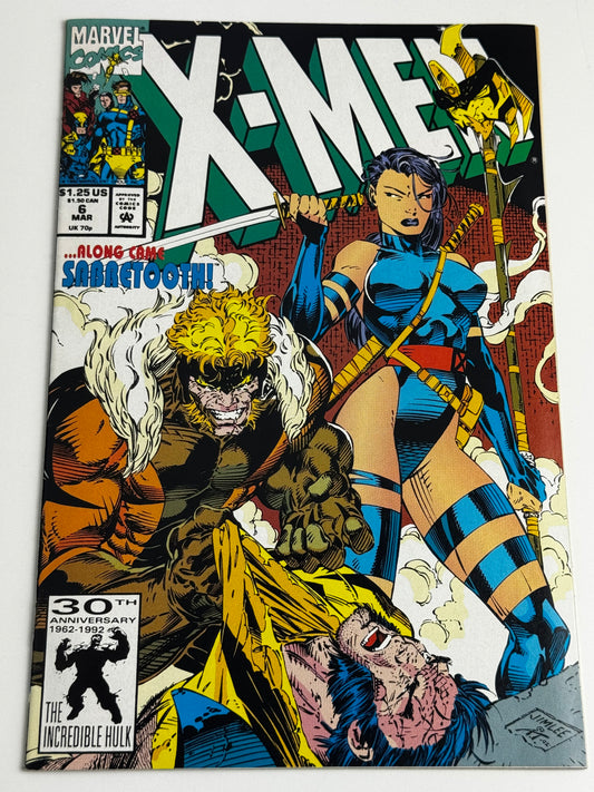 1992 - X-Men, Vol. 1 #6 Var. A - Farther Still - NM- - ENG 1