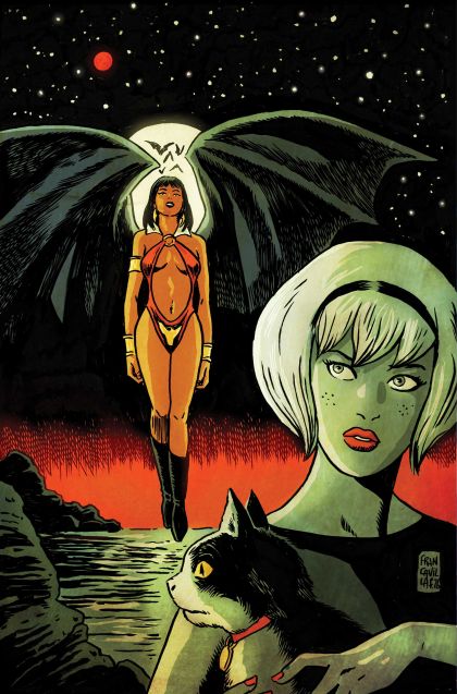 Sabrina The Teenage Witch / Vampirella #1 Cvr J Francesco Francavilla Ltd Virgin - M - ENG - PROMO 1