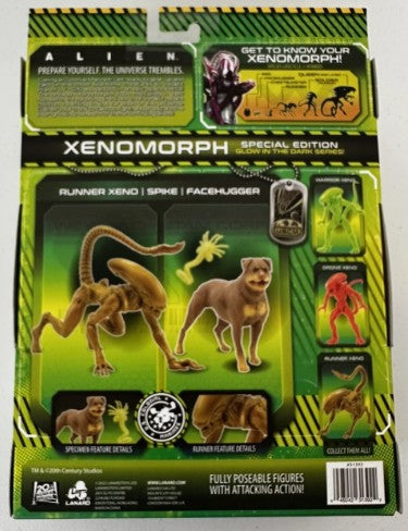 Lanard Alien Collection Special Edition Xenomorph Runner 7-Inch Action Figure Set - M 2