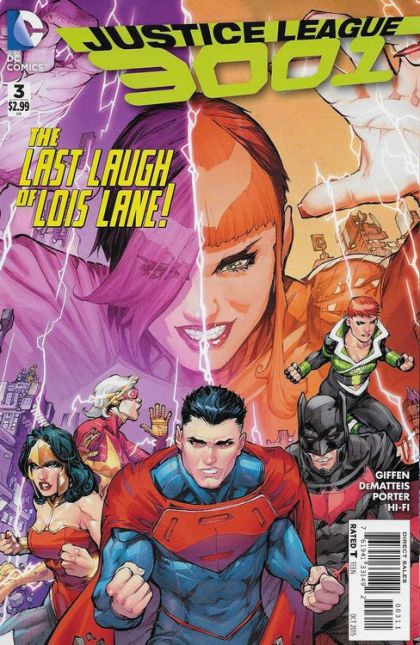 2015 - Justice League 3001 #3 Var. A - Night of the Turtle! - M - ENG - PRE-ORDER 1