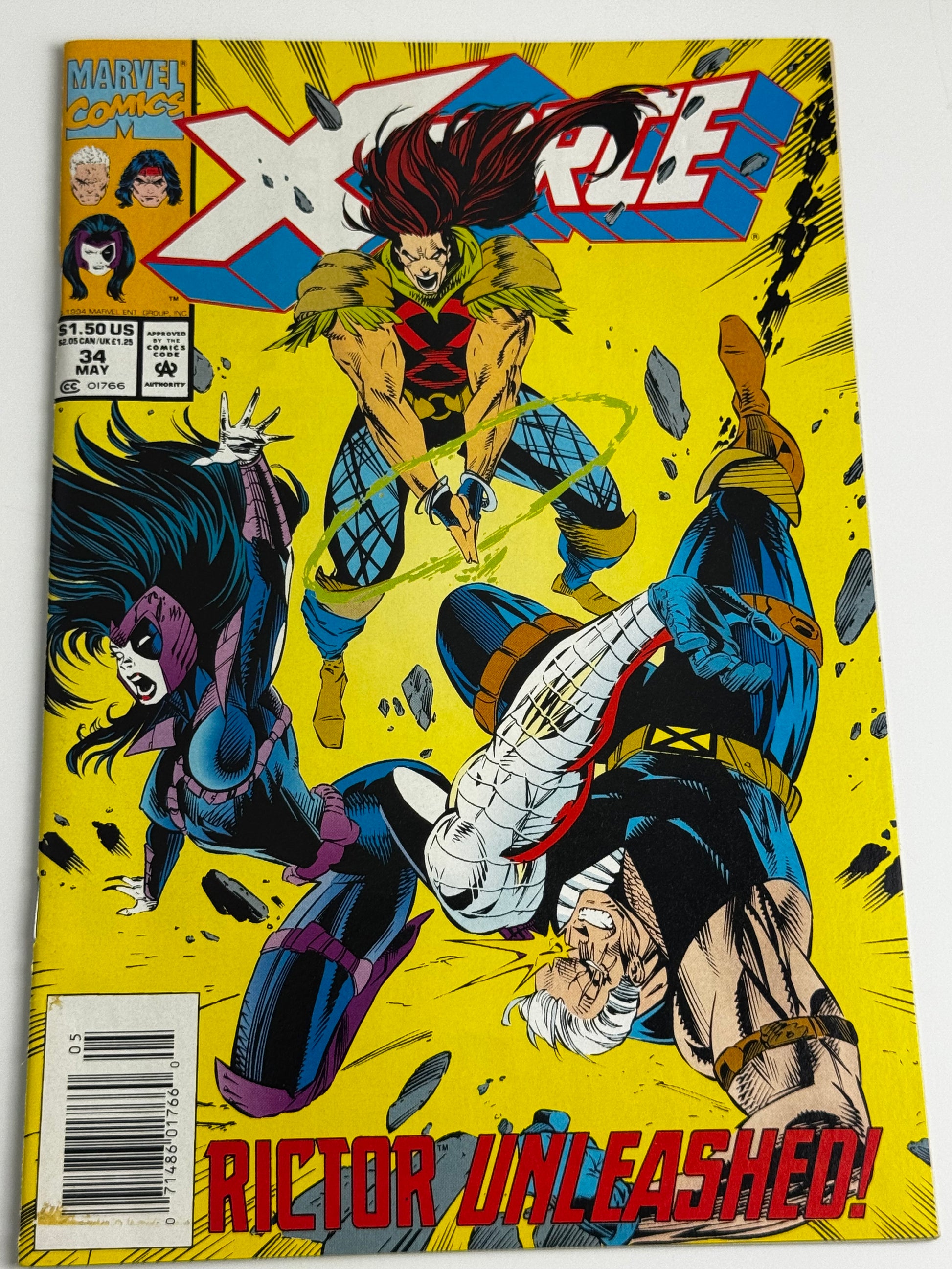 1994 - X-Force, Vol. 1 #34 Var. B - Guns And Poses - NM - ENG 1