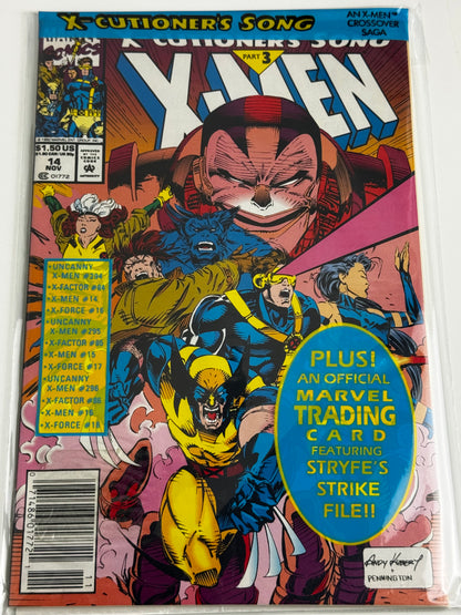 1992 - X-Men, Vol. 1 #14 Var. B - Part 3: Fingers On The Trigger - NM- - ENG 1