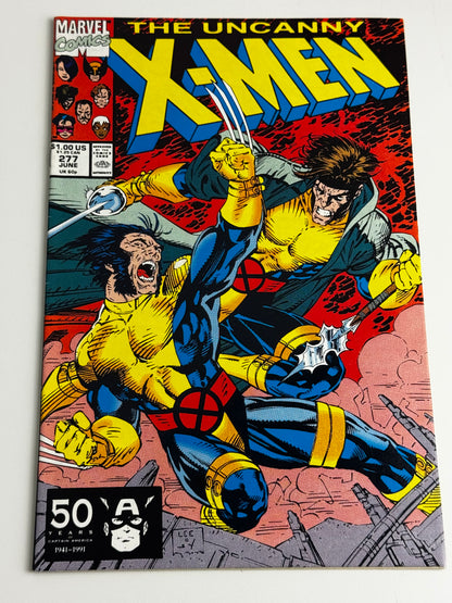 1991 - Uncanny X-Men, Vol. 1 #277 Var. A - Free Charley - NM- - ENG 1