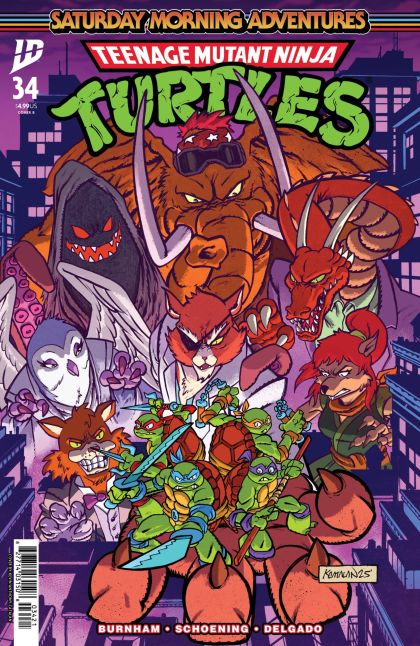 2026 - Teenage Mutant Ninja Turtles: Saturday Morning Adventures Continued #34 Var. B - M - ENG - PRE-ORDER 1