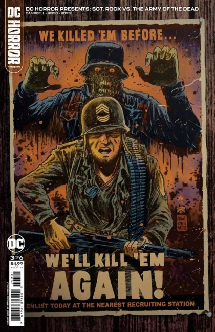 2022 - DC Horror Presents: Sgt. Rock vs. The Army of The Dead #3 Var. B - Belly of the Beast - M - ENG - PRE-ORDER 1