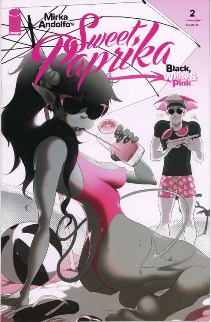 2024 - Image Comics - ON DEMAND - Mirka Andolfo's Sweet Paprika: Black, White & Pink #2 Var. D - M - Eng 1