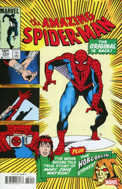 2024 - The Amazing Spider-Man, Vol. 1 #259 Var. D - All My Pasts Remembered! - M - ENG - PRE-ORDER 1