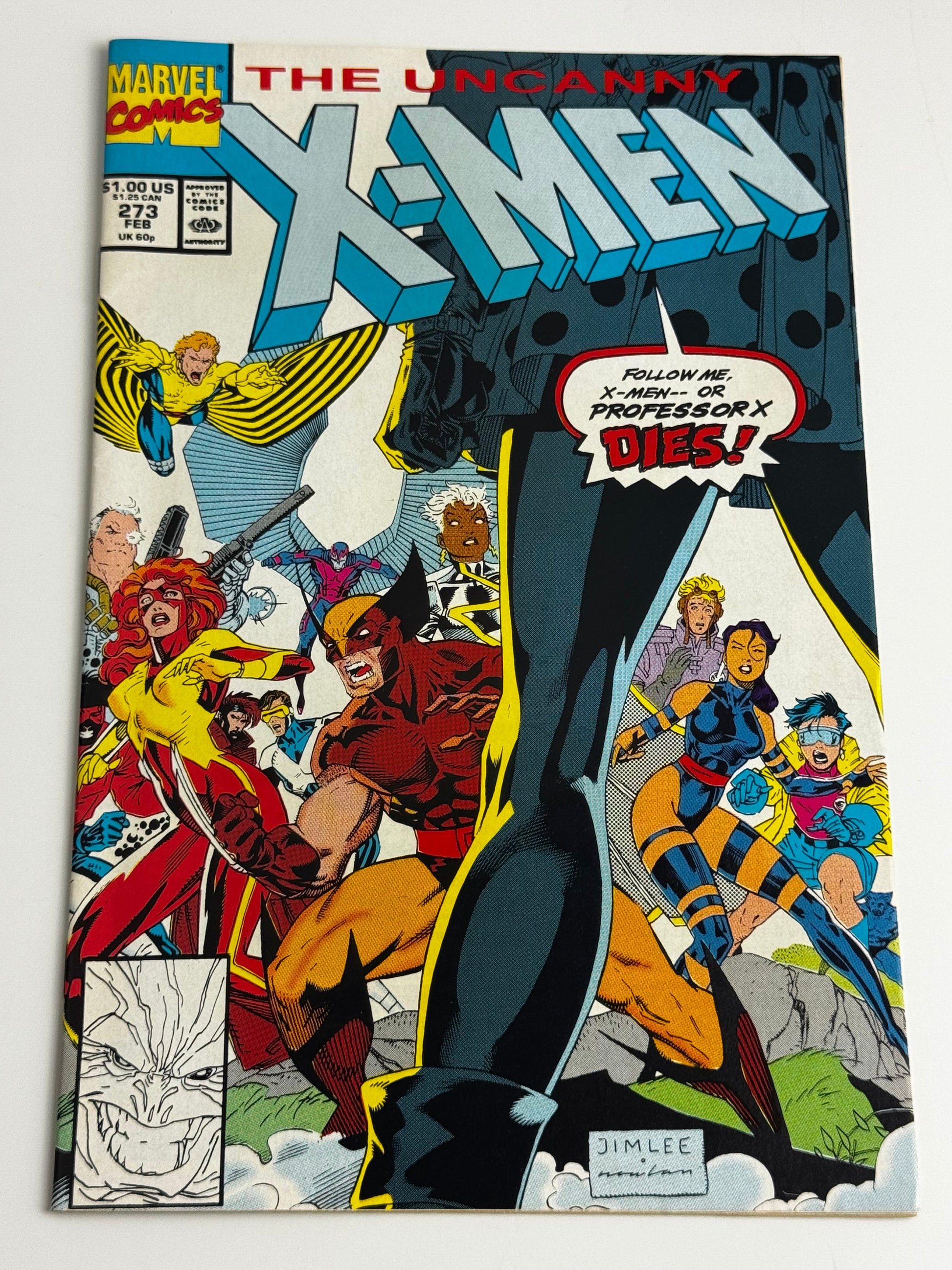 1990 - Uncanny X-Men, Vol. 1 #273 Var. A - Too Many Mutants! Or Whose House Is This, Anyway? - NM- - ENG 1