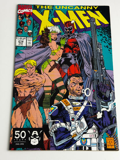 1991 - Uncanny X-Men, Vol. 1 #274 Var. A - Crossroads - NM- - ENG 1
