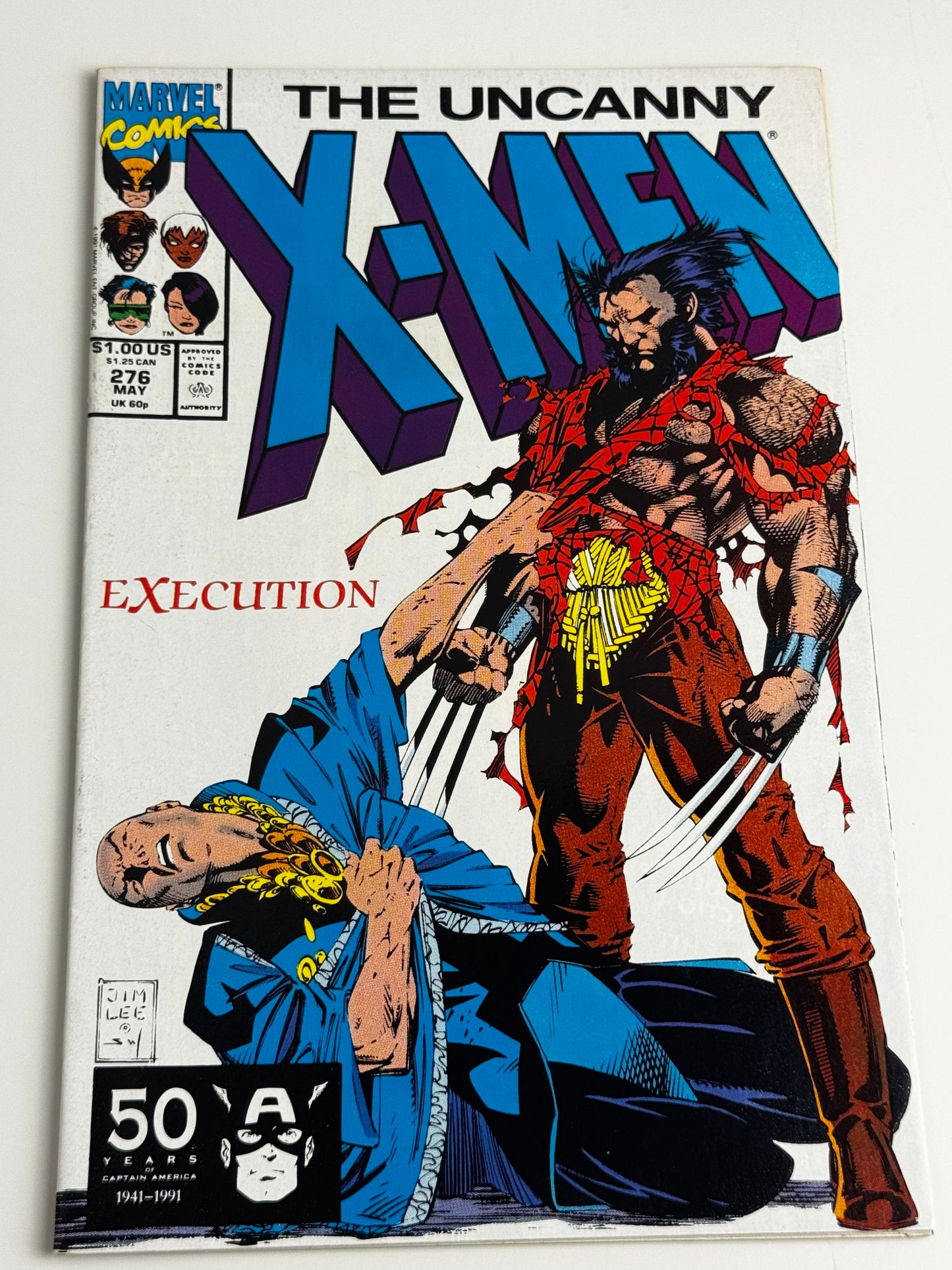 1991 - Uncanny X-Men, Vol. 1 #276 Var. A - Double Death - NM- - ENG 1