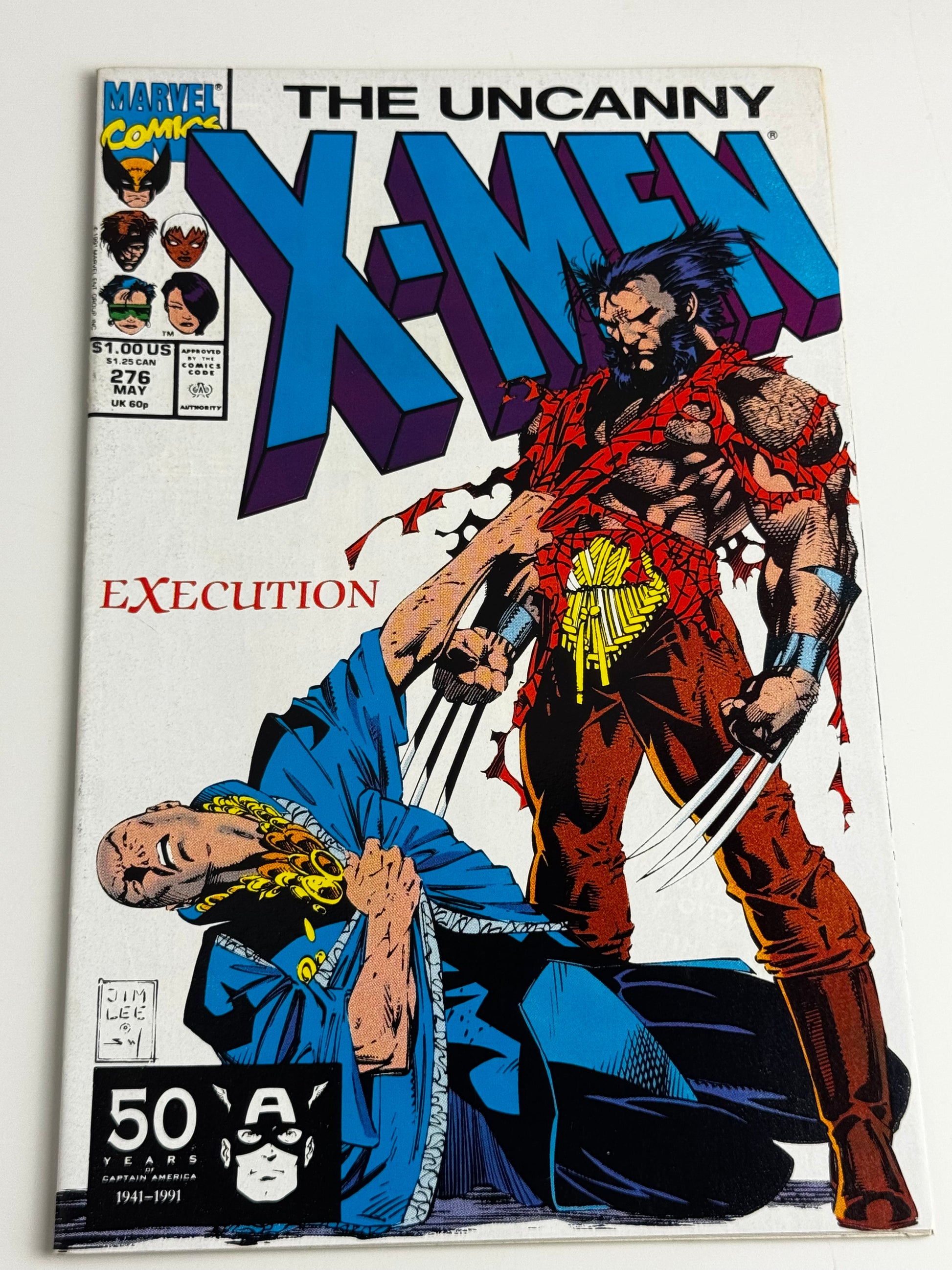 1991 - Uncanny X-Men, Vol. 1 #276 Var. A - Double Death - NM- - ENG 1