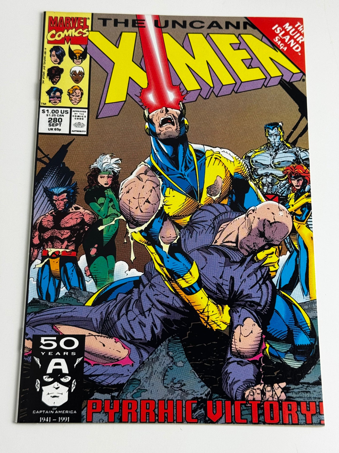1991 - Uncanny X-Men, Vol. 1 #280 Var. A - Part 4: One Step Back - Two Steps Forward - NM- - ENG 1