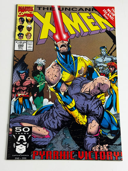 1991 - Uncanny X-Men, Vol. 1 #280 Var. A - Part 4: One Step Back - Two Steps Forward - NM- - ENG 1