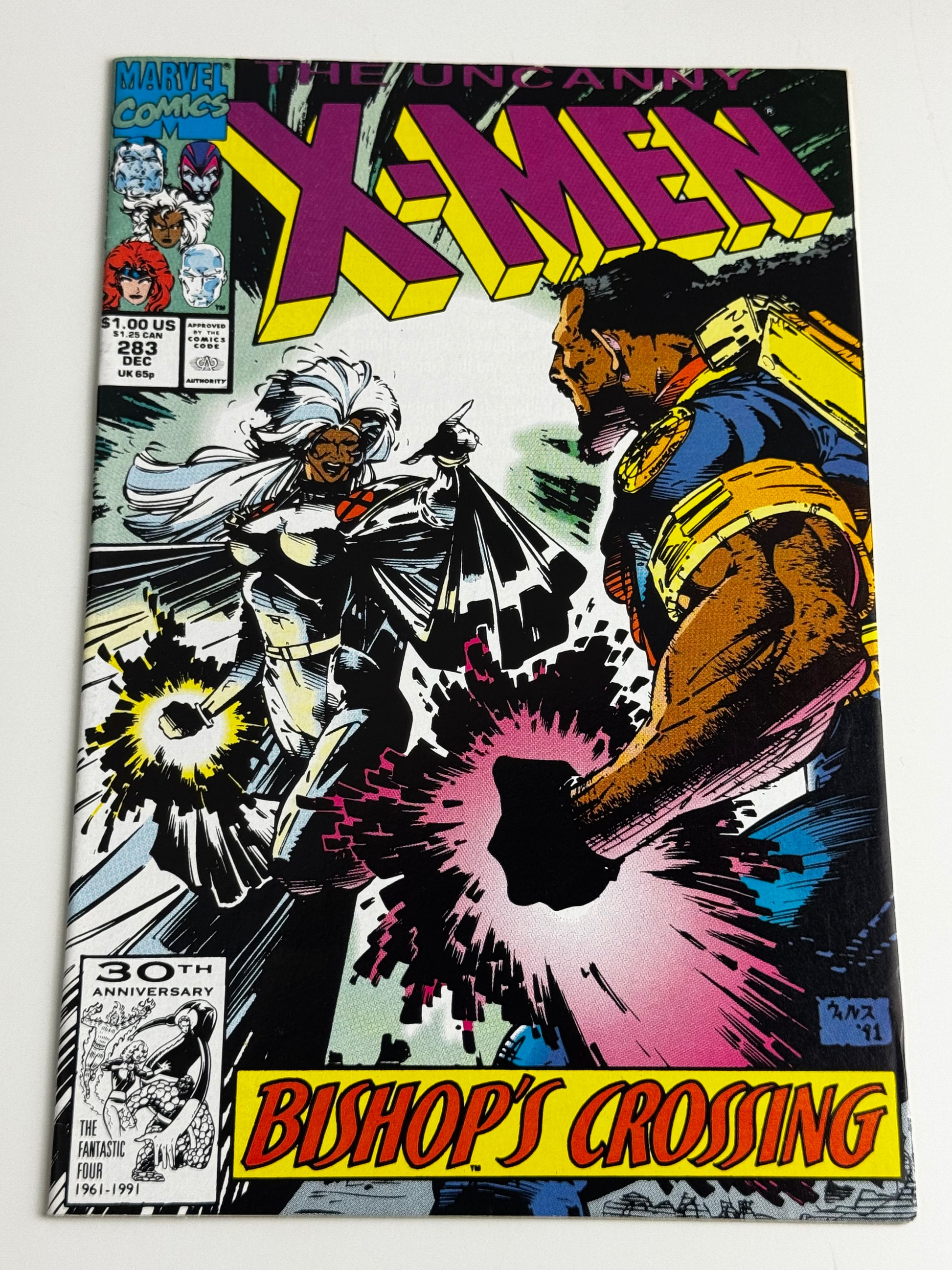1991 - Uncanny X-Men, Vol. 1 #283 Var. A - Bishop's Crossing - NM- - ENG 1