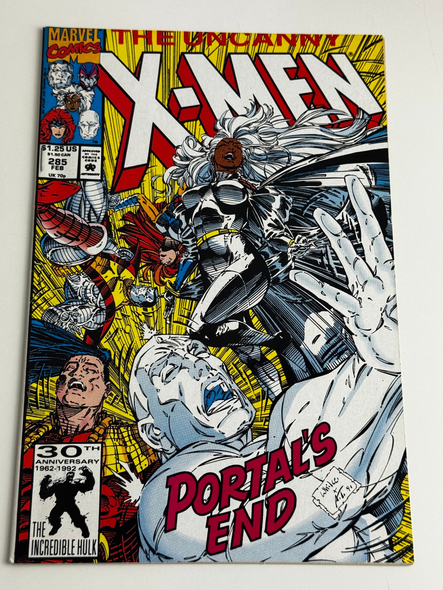 1991 - Uncanny X-Men, Vol. 1 #285 Var. A - Down the Rabbit Hole - NM- - ENG 1
