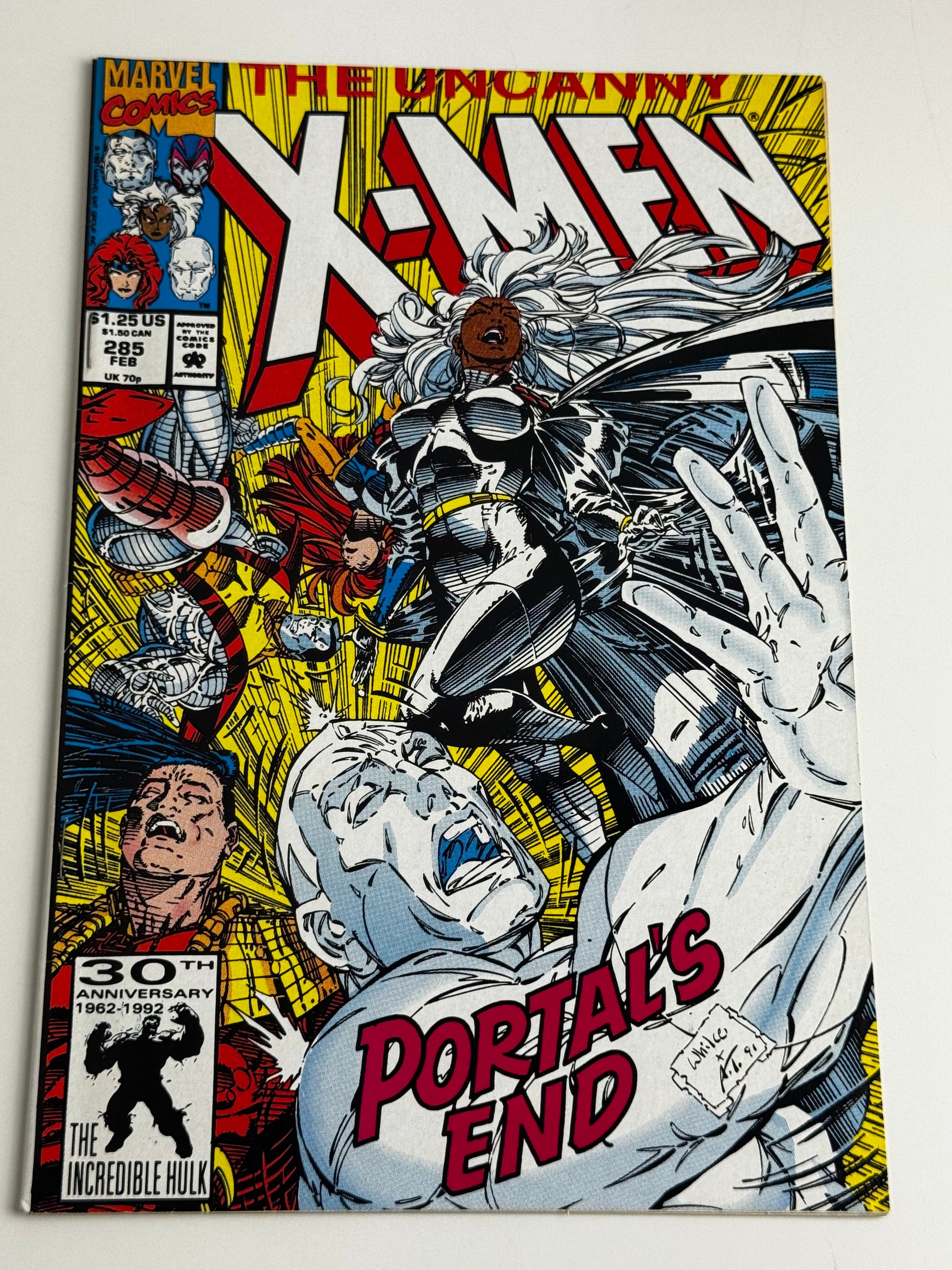 1991 - Uncanny X-Men, Vol. 1 #285 Var. A - Down the Rabbit Hole - NM- - ENG 1
