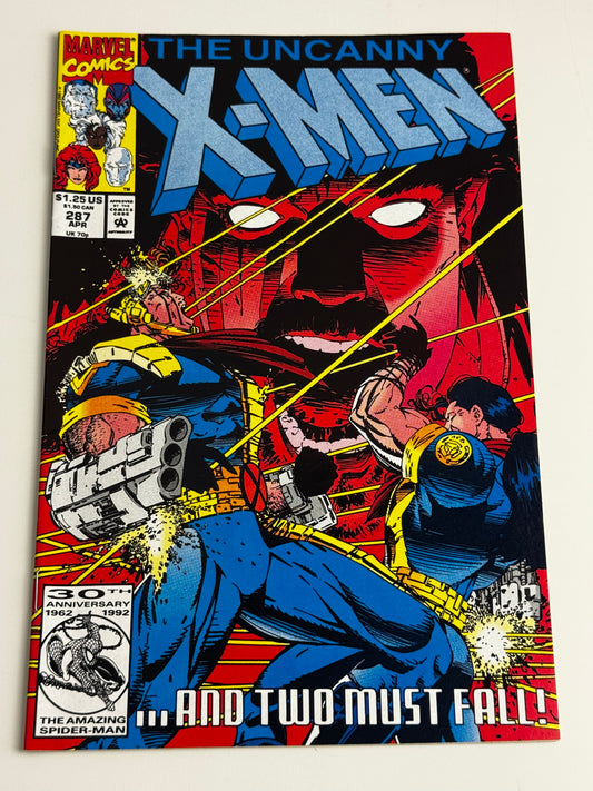1992 - Uncanny X-Men, Vol. 1 #287 Var. A - Bishop To King's Five! - NM- - ENG 1