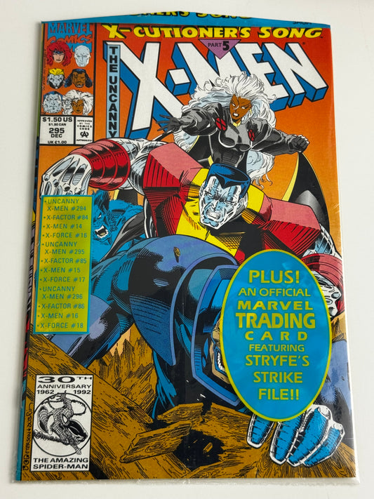 1992 - Uncanny X-Men, Vol. 1 #295 Var. A - Part 5: Familiar Refrain - NM- - ENG 1