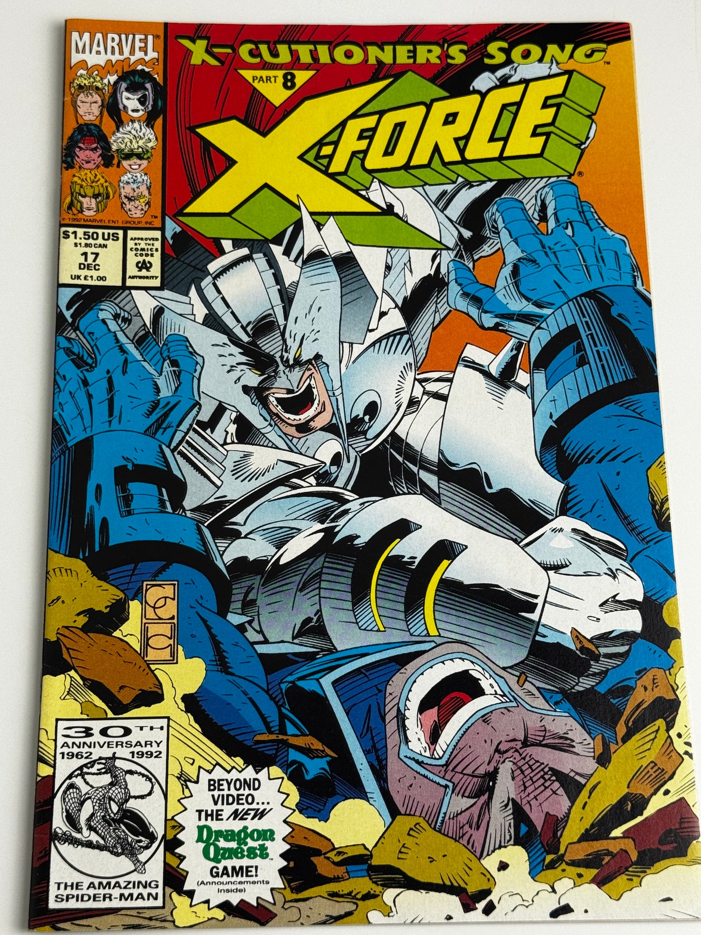 1992 - X-Force, Vol. 1 #17 Var. A - Part 8: Sleeping With The Enemy - VF/NM - ENG 1