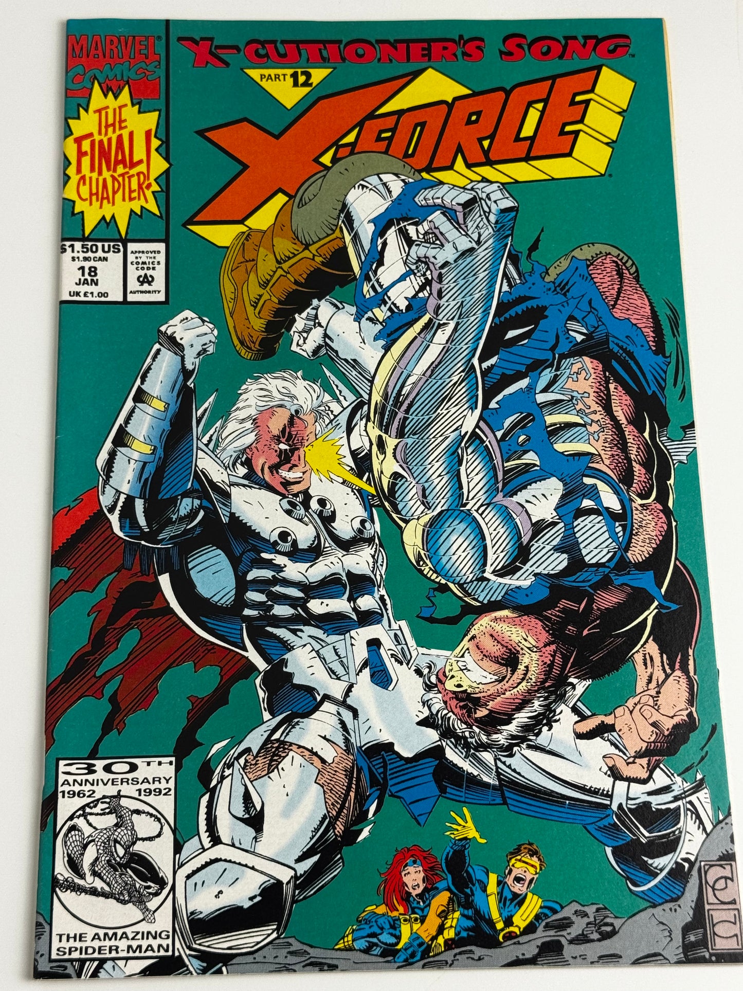 1992 - X-Force, Vol. 1 #18 Var. A - Part 12: Ghosts In The Machine - VF/NM - ENG 1