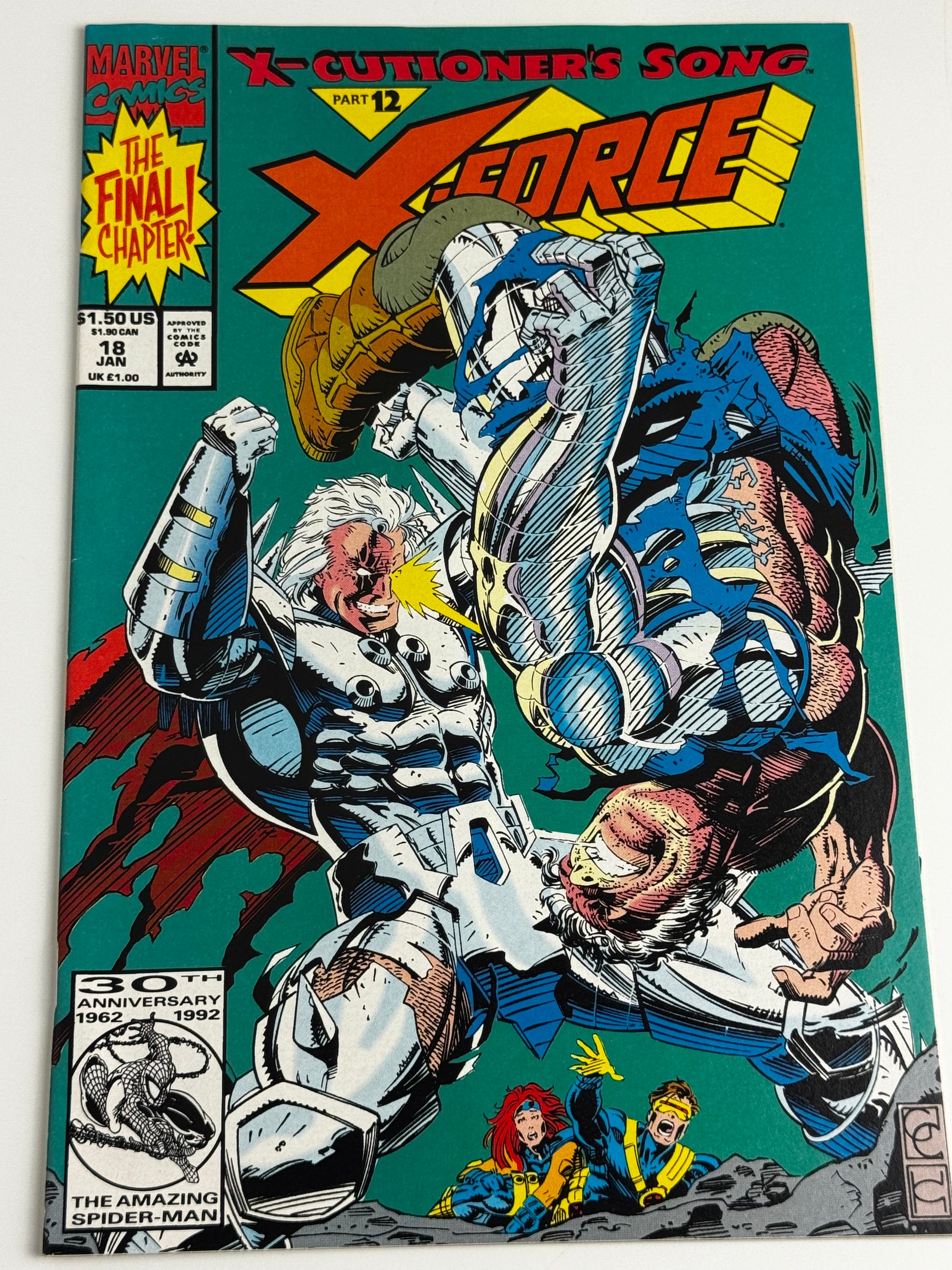 1992 - X-Force, Vol. 1 #18 Var. A - Part 12: Ghosts In The Machine - VF/NM - ENG 1