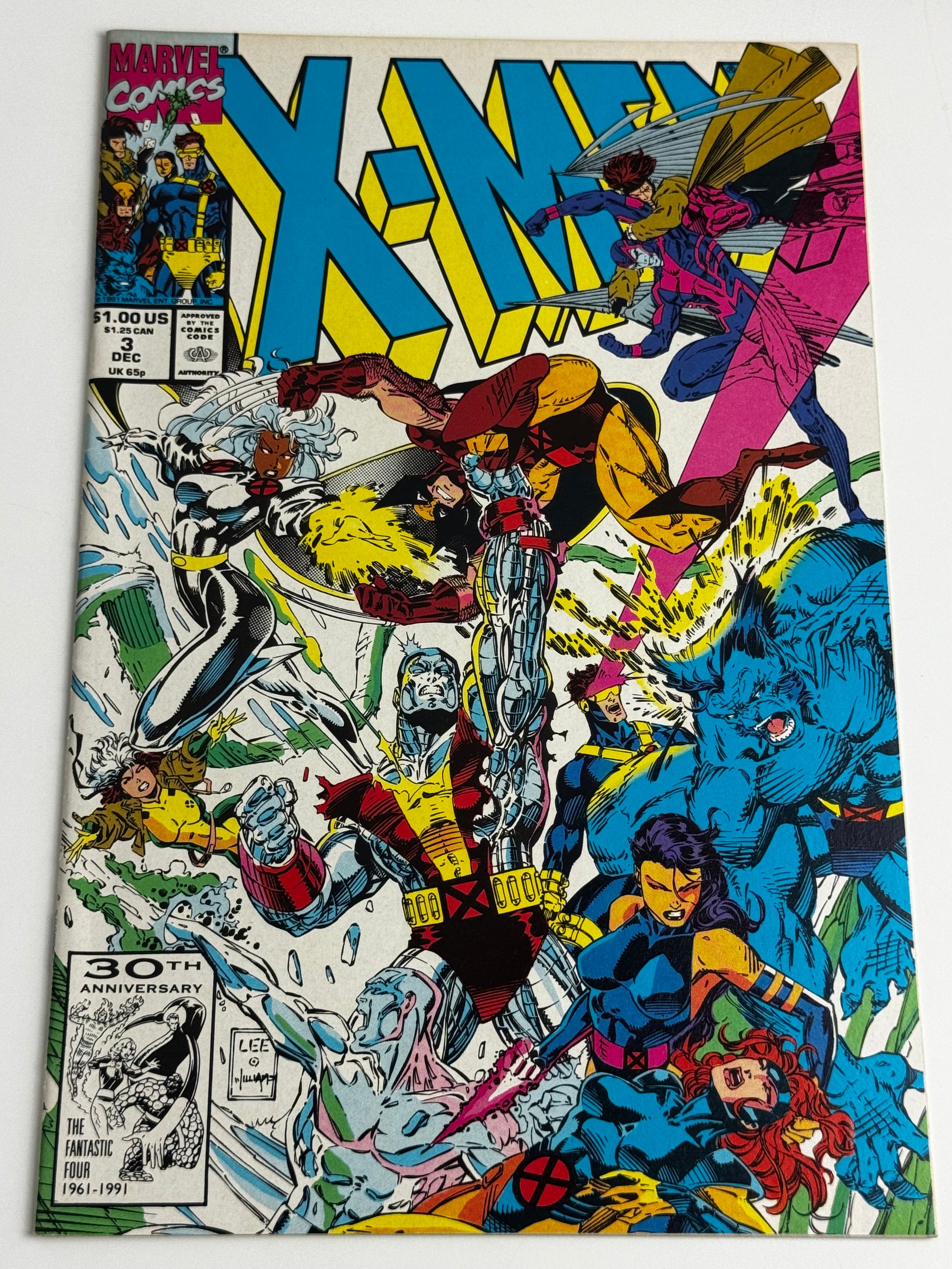 1991 - X-Men, Vol. 1 #3 Var. A - Fallout! - NM - ENG 1