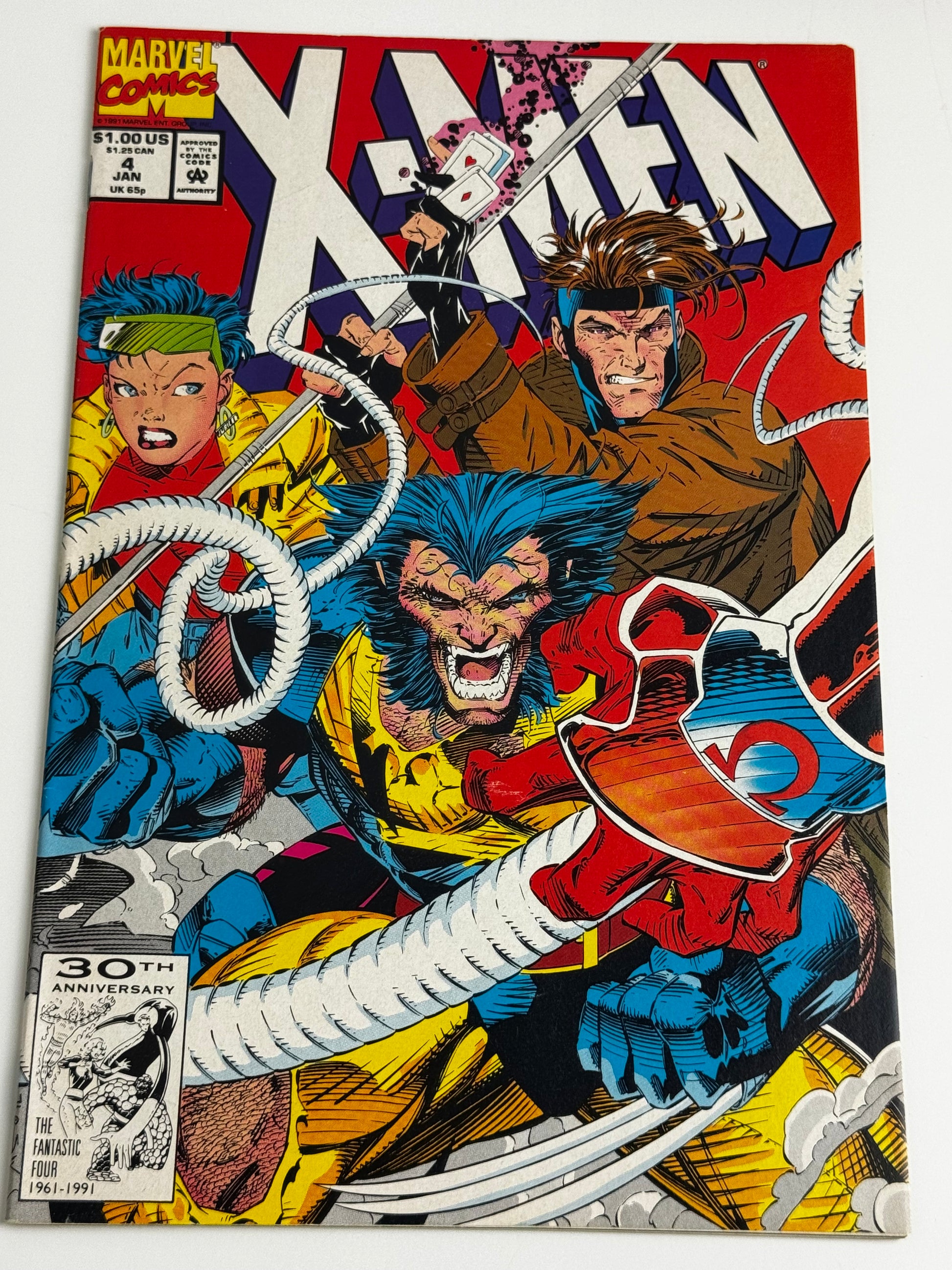 1992 - X-Men, Vol. 1 #4 Var. A - The Resurrection and the Flesh - NM - ENG 1