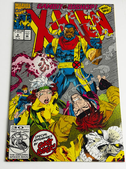 1992 - X-Men, Vol. 1 #8 Var. A - Tooth and Claw - NM- - ENG 1