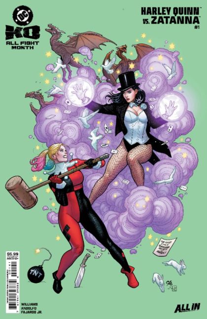 2025 - DC K.O. Harley Quinn vs. Zatanna #1 Var. B - M - ENG - PRE-ORDER 1
