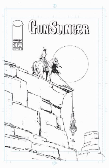 Gunslinger Spawn #61 Cvr B Carlo Barberi B&W Var - M - ENG - PROMO 1