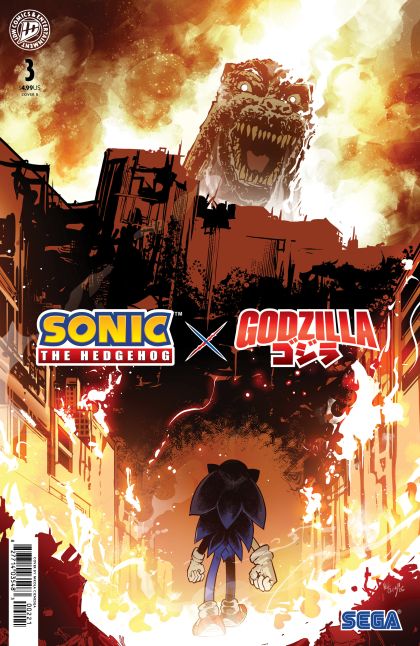 2026 - Sonic The Hedgehog X Godzilla #3 Var. B - M - ENG - PROMO 1