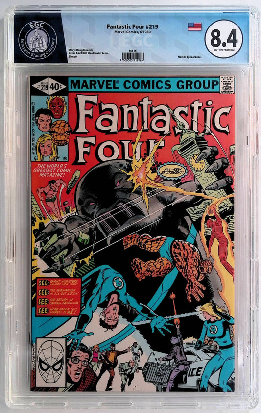 1980 - Fantastic Four, Vol. 1 #219 Var. A - Leviathans - VF+ - ENG 1
