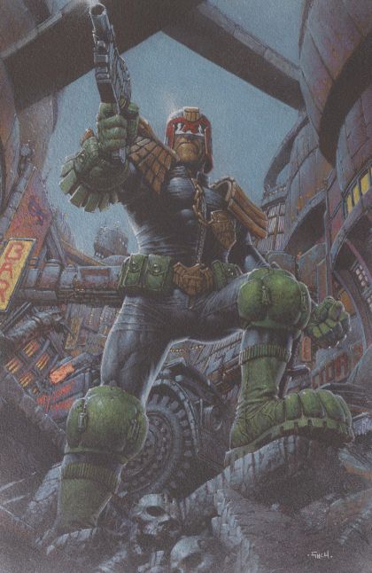 Judge Dredd/Biker Mice From Mars #1 Cvr F David Finch Foil Var - M - ENG - PROMO 1