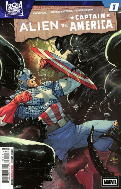 2025 - Alien vs. Captain America #1 Var. A - Operation: Red King, Part One - M - ENG - PRE-ORDER 1