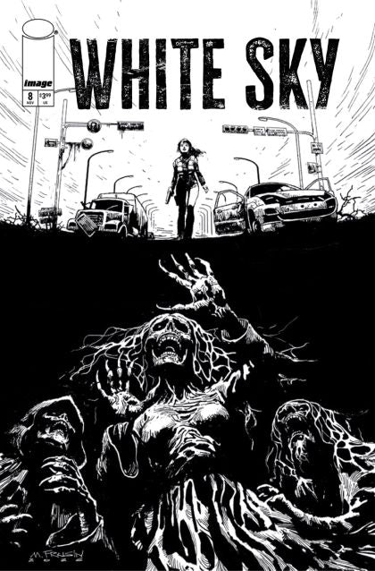 White Sky #8 Cvr B Marcelo Frusin B&W Var - M - ENG - PROMO 1