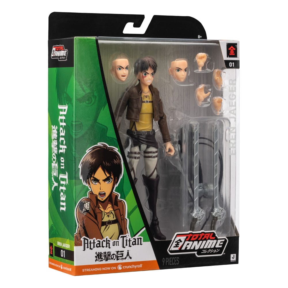 Attack on Titan Total Anime Action Figure Eren Jaeger 17 cm - M 4