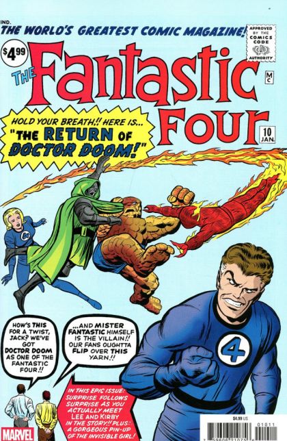 2025 - Fantastic Four, Vol. 1 #10 Var. C - The Return of Doctor Doom! - M - ENG 1