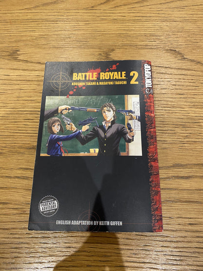 Battle Royale Vol.2 - Koushun Takami, Masayuki Taguchi - (Inglés) Libro Manga