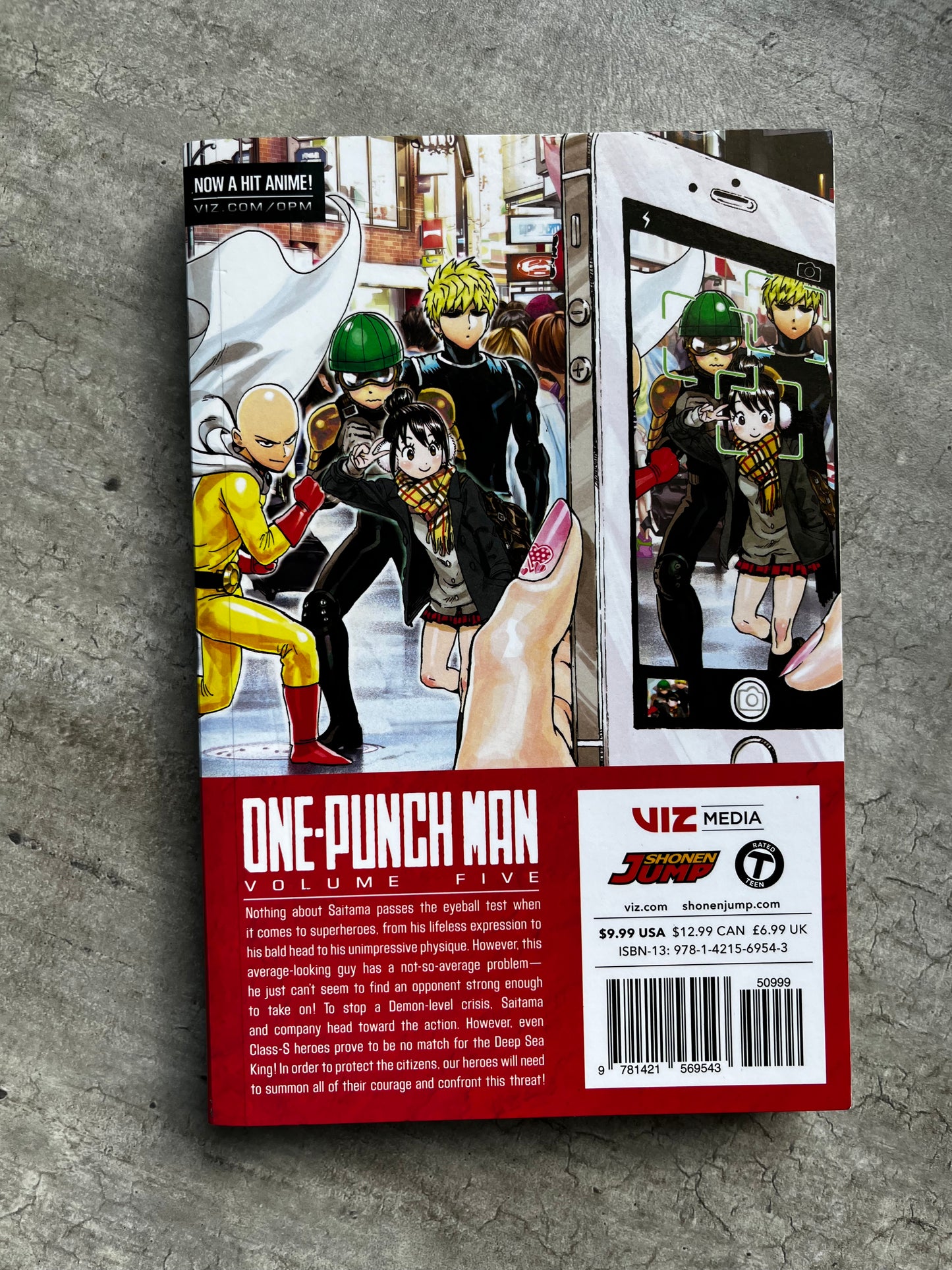 One-Punch Man Vol. 05 - Yusuke Murata - Libro de manga (en inglés)