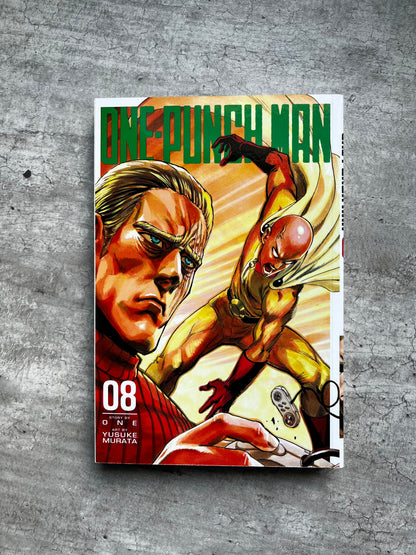 One-Punch Man Vol. 08 - Yusuke Murata - Libro de manga (en inglés)