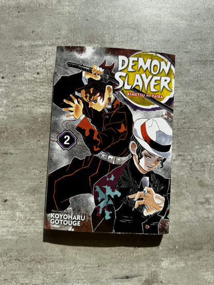 Demon Slayer Vol.2 - Koyoharu Gotouge - (Inglés) Libro Manga