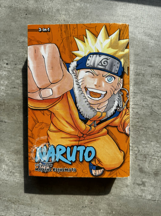 Naruto 3-en-1 Vol.19,20,21 - Masashi Kishimoto - (Inglés) Libro Manga