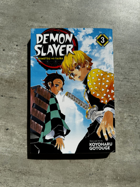 Demon Slayer Vol.3 - Koyoharu Gotouge - (Inglés) Libro Manga