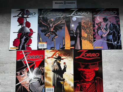 2008 - Dynamite Entertainment - Zorro Job Lot #9-15 - NM+ - Eng 1