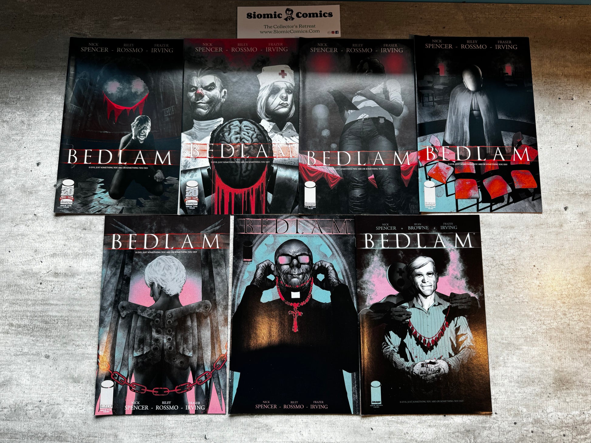 2012 - Image Comics - Bedlam Job Lot  #1-7 - NM - Eng 1