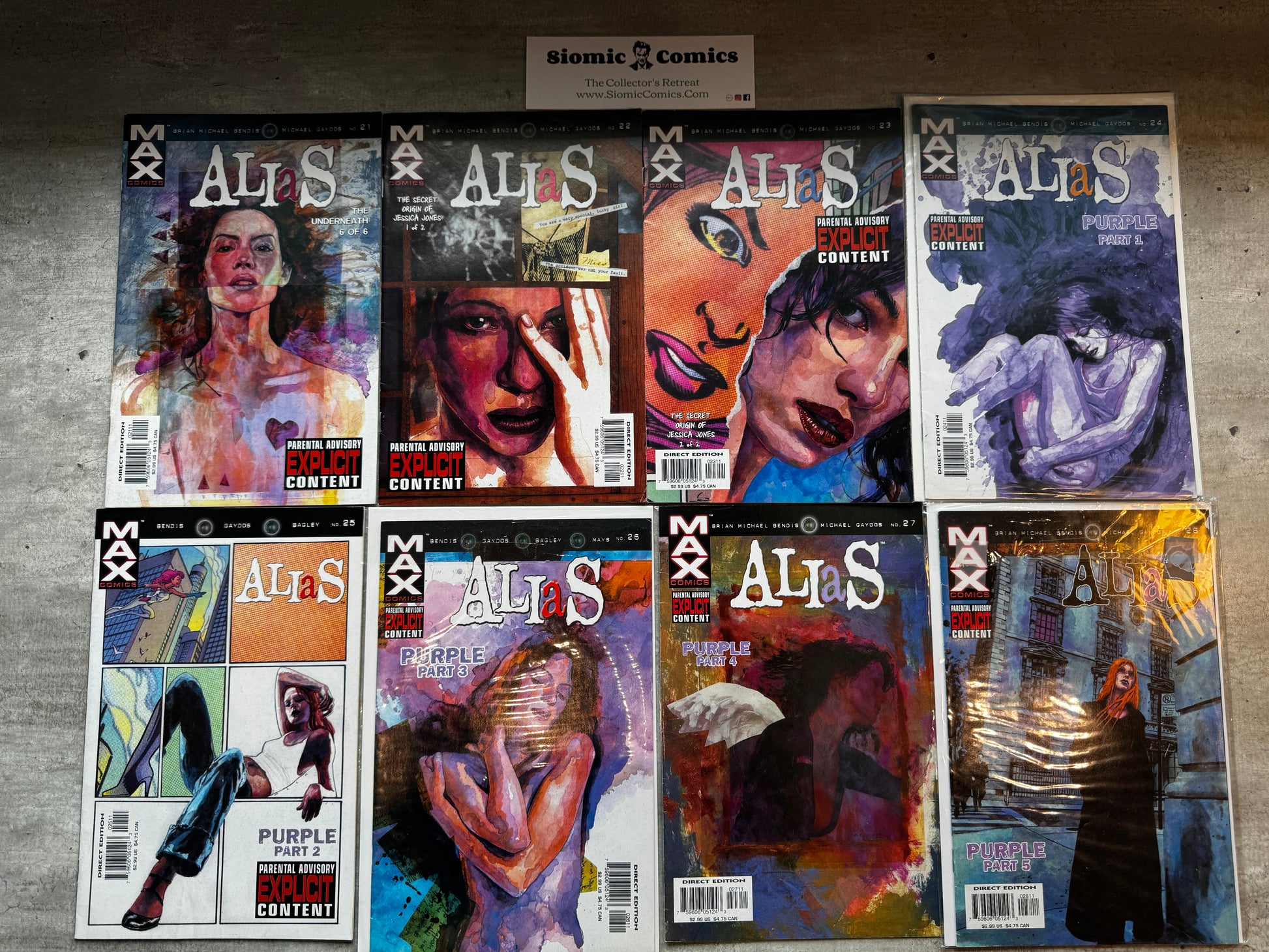 2001 - Marvel Comics - Alias Job Lot #21-28 - NM - Eng 1