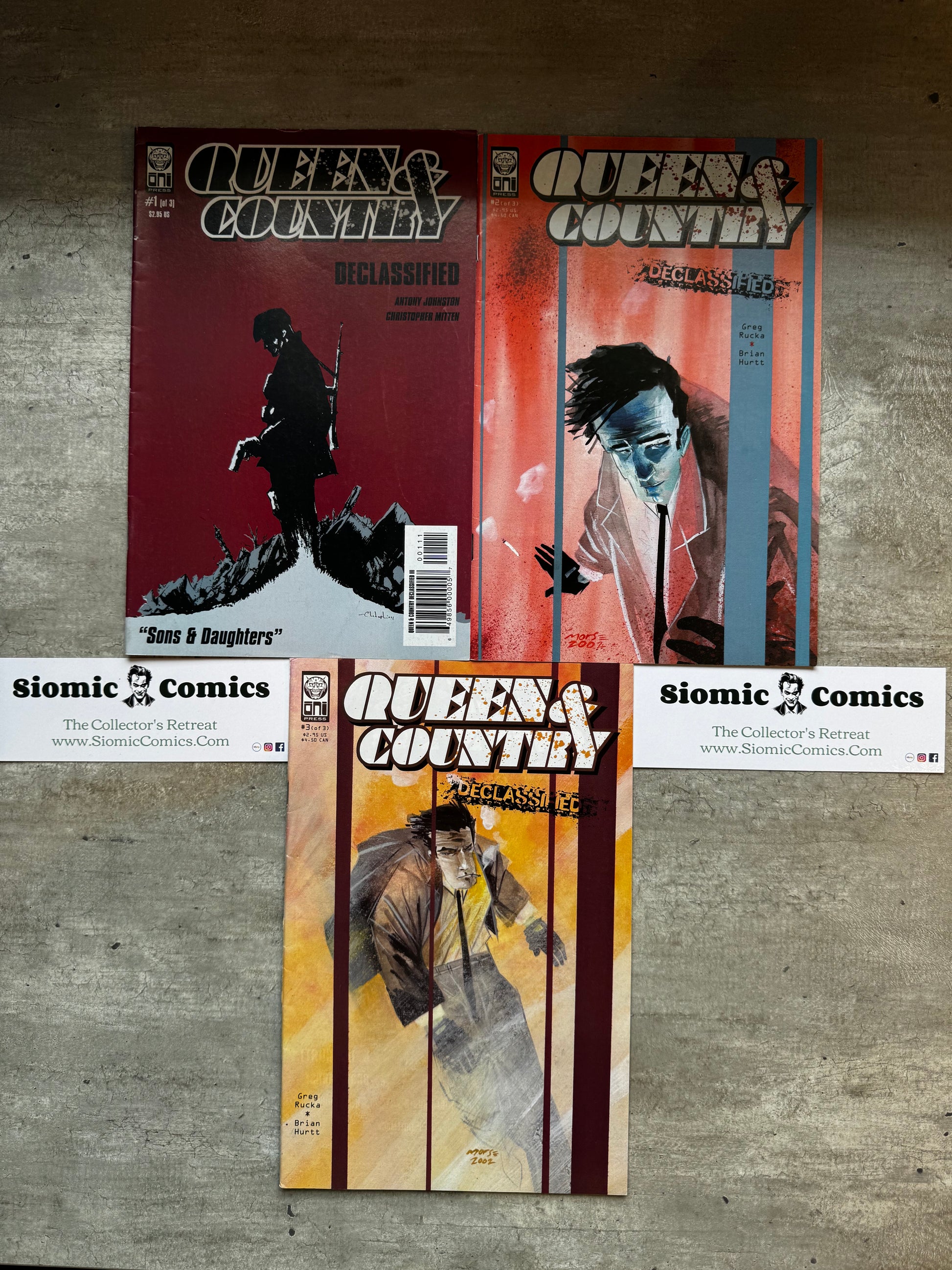 2005 - Oni Press - Queen & Country: Declassified, Job Lot 1 - NM+ - Eng 1