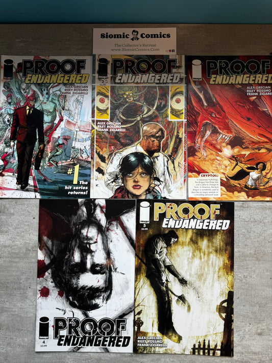 2010 - Image Comics - Proof: Endangered Job lot #1-5 - NM+ - Eng 1