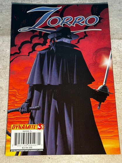 2008 - Dynamite Entertainment - Zorro Job Lot #1-8 +Variants - NM+ - Eng 5